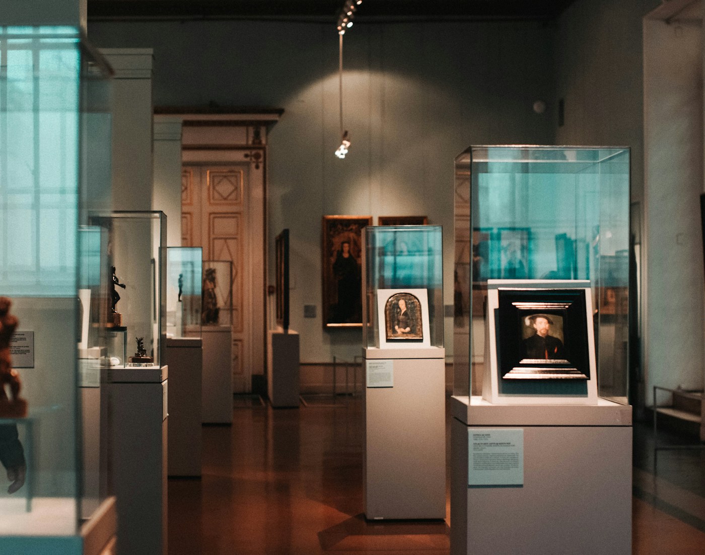 Interior de um museu